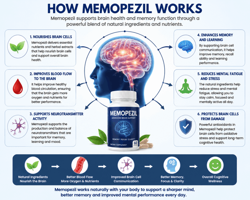 How Memopezil works for memory and brain function